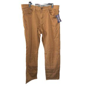 Izod Comfort Stretch Supersoft Knit Denim Jeans Mens 36x32 Soft Touch NEW